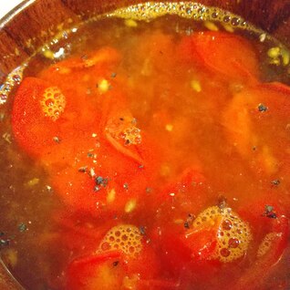 ミニトマトスープ